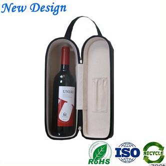 China Single bottle box cardboard pu high quality wine custom wholesale wine box for sale