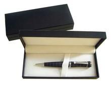 China Top grade Luxury primary dark blue  gift box for pen for sale