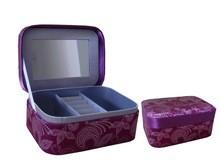 China Hot grade Luxury honorable flocking plastic gift box set with window for sale