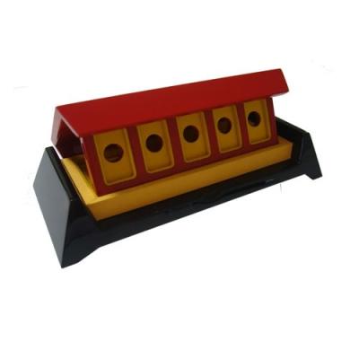 China Wooden Coin Medal Box  with red color for sale