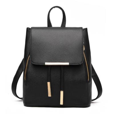 China Fashion Wholesale Customizable Multiple Colors Fashion Ladies Leisure Bag Leather Backpack For Women for sale