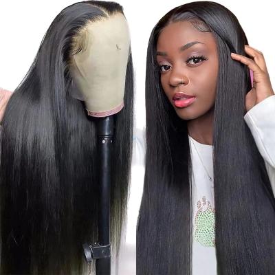 China Straight Lace Front Wigs Curly Curl Human Hair Wigs For Women 13x4 Density 180% Lace Frontal Human Hair Wigs Virgin for sale