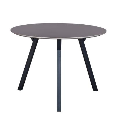 China MDF Modern Single Convertible Dining Table Furniture Round Small Round Dining Table for sale