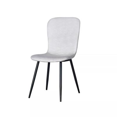 China (Other)Wholesale Adjustable Luxury Chair Dining Modern Design Nordic White Fabric Upholstered Luxury Seat Chair Dining for sale