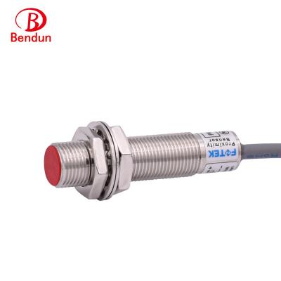 China Best Selling Fotek KM12-02N Cylindrical Type Position Sensor Recessed Inductive Proximity Sensor With Lead Wire for sale