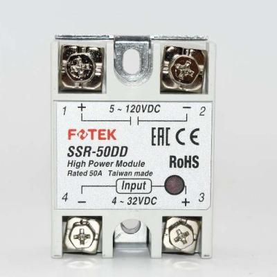 China Original High Voltage Type Sealed SSR-50DD Fotek Single Phase Solid State Module for sale