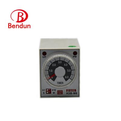 China Hot Sale Fotek H3B-M6-220V Industrial Power On Delay Timer for sale