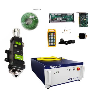 China Raycus factory LEVIN fiber laser cutting machine accessories Best-cost combination fiber laser source 1500w+BT240S+FSCUT2000+BCS100 for sale