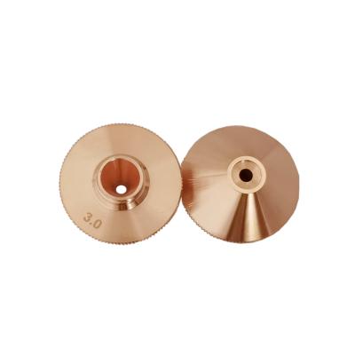 China LEVIN Fiber Cutting System Nozzles For Fiber Laser Cutting Machine Head Pressurized Laser To Nozzle D28mm Single Layer 1.6-7.0mm for sale