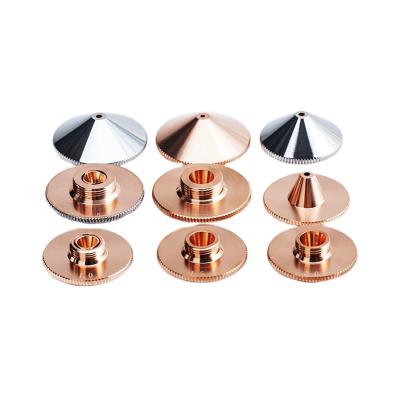 China Precitec/WSX LEVIN Double-Layer Single-Layer Fiber Laser Nozzles D28/D32mm/welding/3D High Speed ​​For WSX/PRECITEC/RAYTOOLS for sale