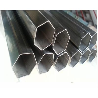 China For architectural ss201 301 stainless steel 304 316 hollow hexagonal pipe for sale