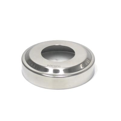 China Contemporary Stainless Steel Handrail Accessories Base Plate Flange Cover For Railing System for sale