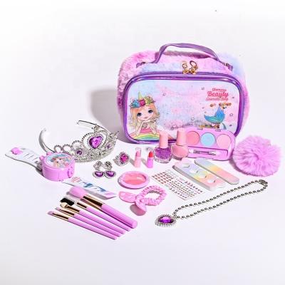 China Luxury make up toys set for girls makeup set for kids real fashion hot sale cosmetics set for birthday party or exhibition for sale