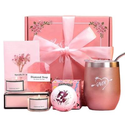 China Unique Beauty Salon Spa Gift Box Basket Best Friend Happy Birthday Relaxing Bath Set Best Gift Ideas Birthday Gift Boxes for sale