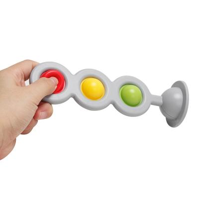 China Relieve stress A3743 silicone Ladybird fidgety toys bubbling animal simple insect children fidgety push sensory toy for sale