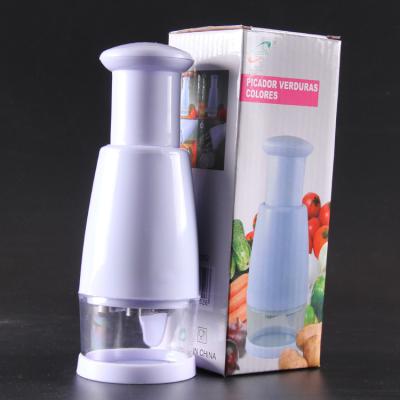 China 0 Kitchen Hand Press Garlic Cutter Semi-automatic Universal Shredder Viable Vegetable Cutters for sale