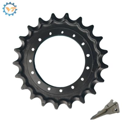 China Track Drive Sprocket For Mini Excavator D60 Steel Sprocket Segment Wheel For Mm45 for sale