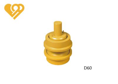 China Custom Yellow Color Excavator D60 Undercarriage Upper Roller for sale