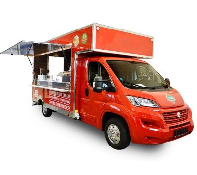 China Dessert Mobile Food Trailers Beverage Hot Storage Foodtrucks for sale