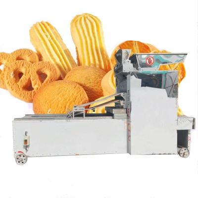 China Multi Function Sesame Peach Crisp Biscuit Machine Palace Peach Crisp Biscuit Roller Type Sugar Cookie Making Machine zu verkaufen