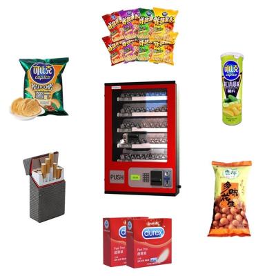 China Coin&Bill Operated Snack and Drink Automatic Vending Machine Wall Mounted Small Vending Machine for sale