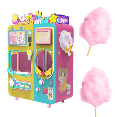 China Commercial Coin Vending Machines Fully Automatically Making Cotton Candy for sale