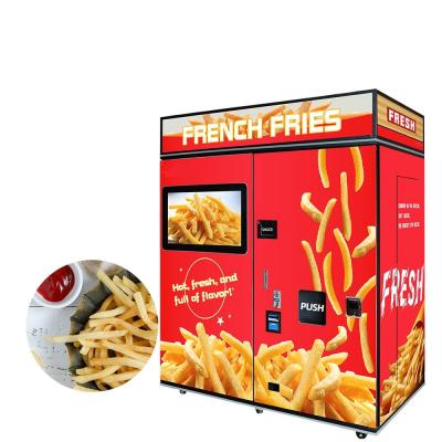 China Automatic French Fries Portable Fried Snack Self Service Vending Machine for sale