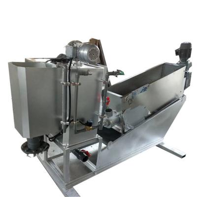 China Sewage Treatment Screw Press Sludge Dewatering Machine Carban Steel for sale