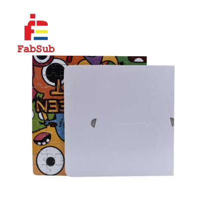 China Educational Toy Custom Cardboard Two Sides Sublimation Printable Puzzle Blanks Jigsaw Puzzles Sublimation Puzzles for sale