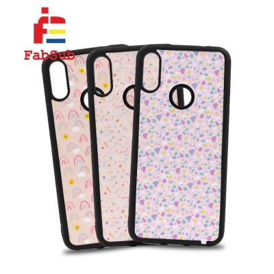 China Waterproof For Redmi Note7 Heat Transfer Printing White 2D TPU Sublimation Mobile Phone Cases Rubber TPU Edge Sublimation Phone Case for sale