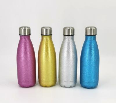 China Viable High Quality Shiny Shape Bottle Art Water Bottles Stainless Steel Drinking Water Bottle for sale