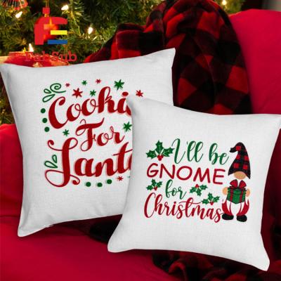 China Non-Toxic Hot Sales Sublimation Pillow Case Christmas Pillow Case Empty Sublimation Pillow Cases for sale