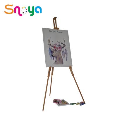 China Easel Qualified Dry Erase Sketchbox Brush Box Magnetic Painting Easel for sale