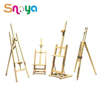 China Wooden Painting Easel Painting Easel for Toddlers Large Wooden Stand Folding Easel for sale