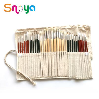 China Professional Artist and Advanced Art Class Students Watercolor Brush or Oil Painting Nylon Brush for sale