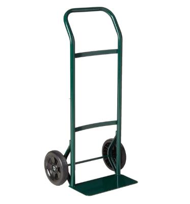 China Durable 300 lb (136.1 kg) capacity steel trolley harper trucks with 8 inch (20.3 cm) flat wheels for sale