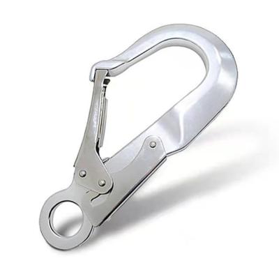 China Outdoor Mountaineering Aluminum Buckle Automobile Industry Safety Hook Aviation Hook Tether Safety Hook for sale