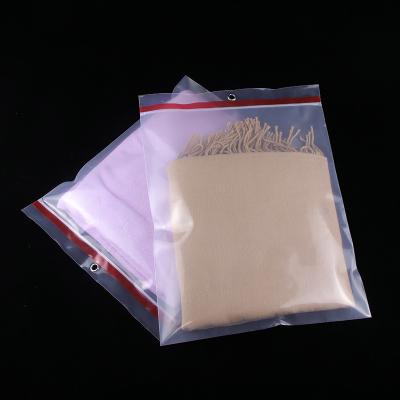 China Recyclable Clear Transparent Ziplock Storage Bag Reusable Plastic Customize Disposable Plastic Biodegradable Zipper Bag for sale