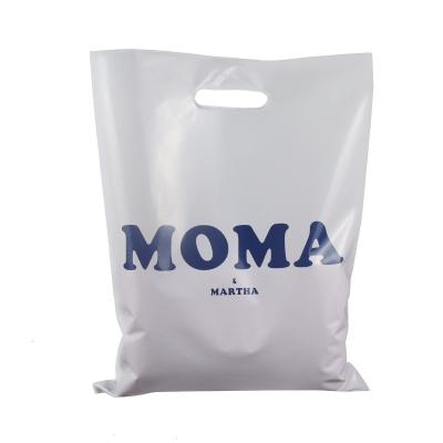 China Poly Recyclable Customized Packing Products Factory For Clothes And Shoes Packaging Eco Friendly Plastic Handle Shopping Bag for sale