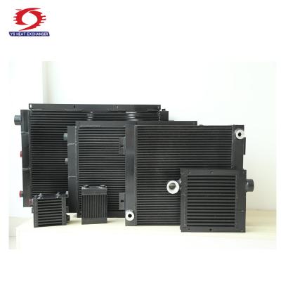 China Aluminum sullair screw compressor oil cooler radiator for sale