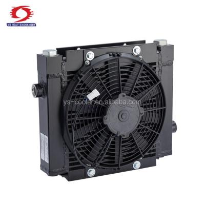 China Custom Aluminum Plate And Bar Fin Heat Exchanger Oil Cooler Fan for sale