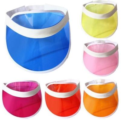 China Character colorful plastic promotional sun visor for sale