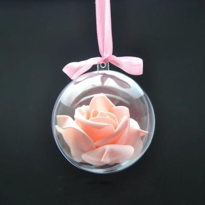 China China Openable Hanging Clear Transparent Christmas Ornaments Plastic Ball 4CM-40CMs for sale