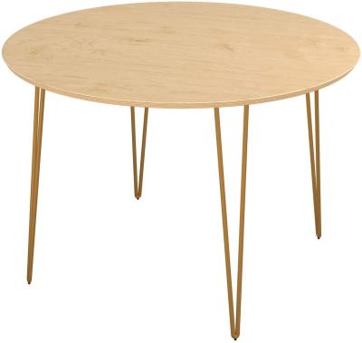 China Other Inexpensive Log For Space 4 Seaters Small Circle Dining Tables for sale