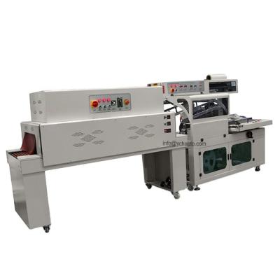 China Automatic Food YQ450L POF PE Film Crate Box Book Heat L Bar Sealing Shrink Wrapping Packing Machine for sale