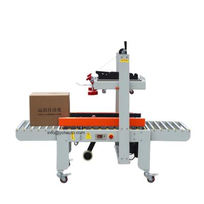 China CLOTHING Drive Belt Cardboard Case Sealer Band Semi Automatic Side Box Sealing Machine For Factory Line for sale