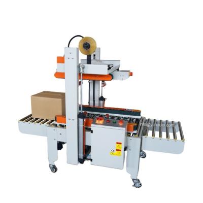 China Carton Wrapping Top Side Sealer Hot Vending Machines Food Vending Machines Crates Closing Automatic Carton Box for sale