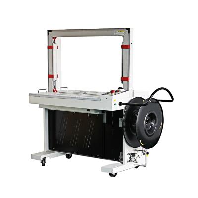 China High speed automatic food carton case box strapping machine with pp belts for assembly line for sale