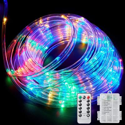 China 8Modes Light Waterproof Battery Operated Led String Christmas Decoration Outdoor Lights for sale