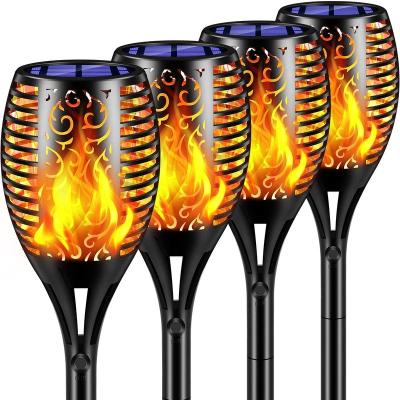 China Outdoor Garden Fire Dancing Landscape Decoration Solar Flame Led Street Light Solar Landscape Lights Led Flame Light for sale